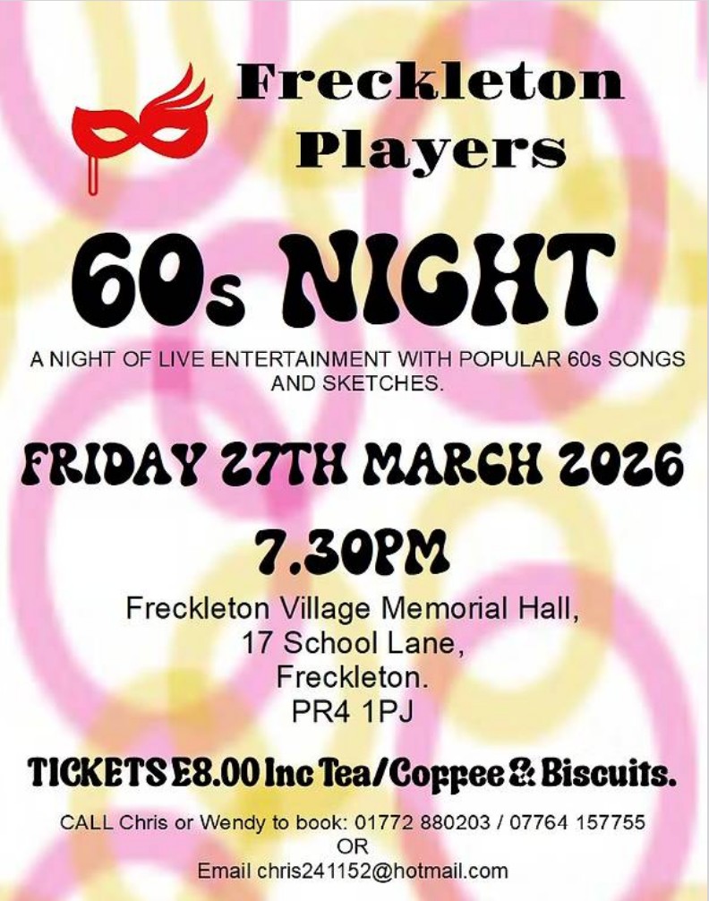 Freckleton Players 60's Night