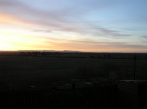 Sunrise over Freckleton marsh