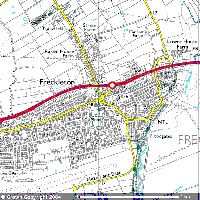 Freckleton OS map